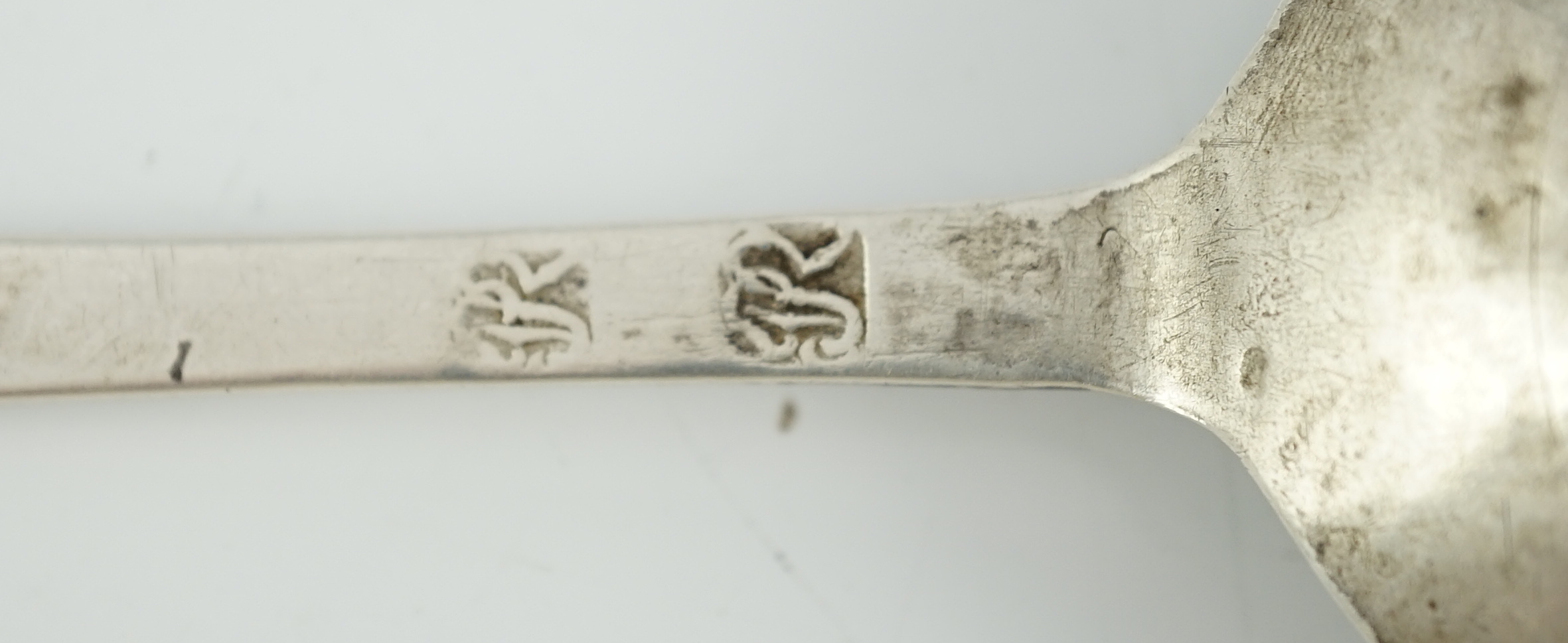 A 17th/18th century Scandinavian silver spoon